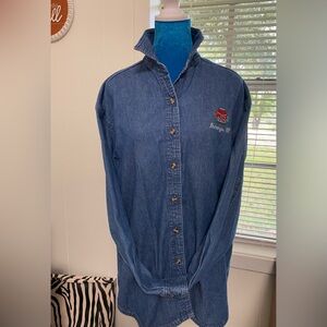 SIERRA PACIFIC embroidered Denim women’s shirt.